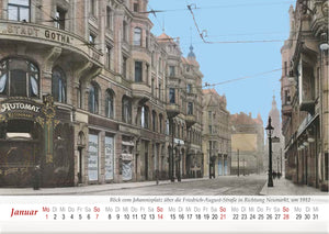 Chemnitzer Kalender 2024 - Johannisplatz am Anfang des 20. Jahrhunderts (DIN A4)